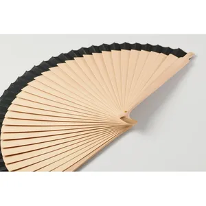 Éventail en bois personnalisé Woodfan pour les fournitures de fête promotionnelles - Product Image 3
