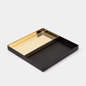 Mango de Metal de calidad superior para mesa de Hotel en casa bandeja de servicio decorativa de alta calidad para pastel jugo desierto bandeja de servicio - Product Image 5