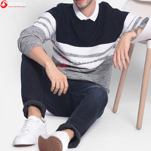 Pull d'hiver anti-rides en tricot pour hommes, pull décontracté à manches longues de haute qualité, au prix de gros - Product Image 5