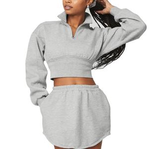 Sudaderas con Capucha para Mujer, Ajustadas, con Forro de Algodón, Lisas, para Otoño/Invierno, para Hacer Ejercicio, en Oferta - Product Image 1