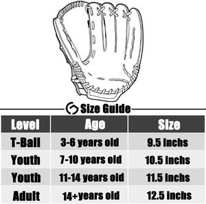 Guantes de Béisbol Personalizados al por Mayor, Guantes de Softbol, Guantes Profesionales de Piel de Vaca para Atrapar Béisbol - Product Image 3