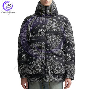 Venta al por mayor de 2025, chaquetas acolchadas estampadas para las estaciones de invierno, ropa de calle, gran oferta, ropa para exteriores, chaquetas acolchadas para hombres - Product Image 3