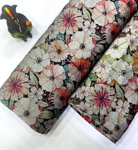 Tela de rayón de viscosa pura de 44 pulgadas de ancho al por mayor con impresión digital 100% viscosa para niñas MOQ 20 metros/color - Product Image 6