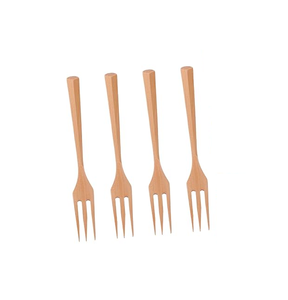 Vente en gros de fourchette cuillère en bois fourchette en bois naturel artisanat personnalisé meilleure vente fourchette en bois cuillère - Product Image 2