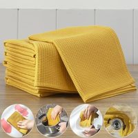 Toallas de Golf de Algodón Altamente Absorbentes, de Secado Rápido, Cuadradas, de Color Sólido, con Diseño de Tejido Waffle y Logotipo Personalizable para el Hogar