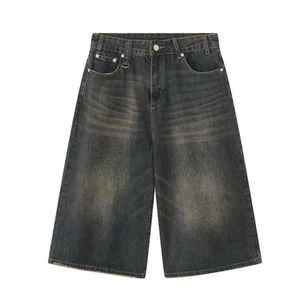 Summer Casual Corduroy <b>Denim</b> Men's <b>Shorts</b>-Eco-Friendly Breathable Streetwear - Product Image 2