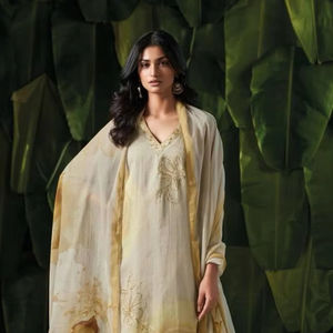 Moda moderna Forward algodón Kota impreso bordado Salwar Kameez ropa de fiesta única en todo el mundo para invierno verano reventa directa - Product Image 1