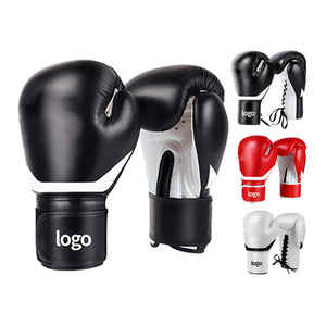 Gants de boxe personnalisés en cuir pu pour entraînement professionnel 14 16 oz nouveau design - Product Image 4
