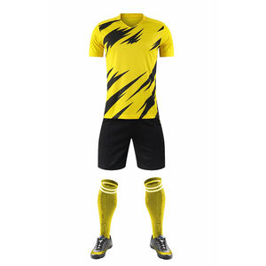 Uniforme de Fútbol Personalizado 3-OEM, Camisetas de Fútbol Lisas o a Rayas, Conjunto de Camiseta de Fútbol - Product Image 3