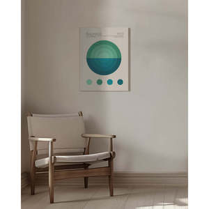 Art mural Harmonie Géométrique, pièce décorative élégante pour la maison ou le bureau - Product Image 3