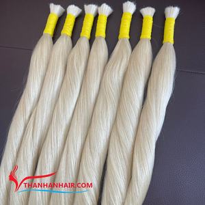 BEST SELLING COLOR BULK HAIR: Natural Straight Vietnamese Human Hair Extension Full Lengths in Stock <b>Now</b> - Product Image 6