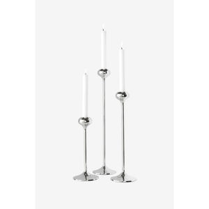 Bougeoir en argenterie design avantageux bougeoir en acier inoxydable de qualité supérieure lot de 2 bougeoirs - Product Image 5