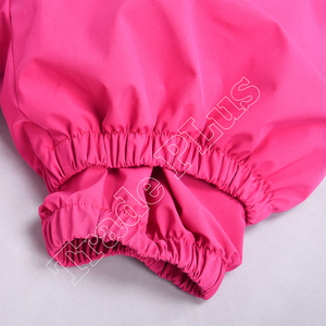 Pantalon imperméable rose vif conçu pour la neige avec coque coupe-vent et doublure chaude, coupe baggy décontractée - Product Image 6