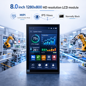 8 İnç IPS LCD Modül 800x1280 HD Ekran GT911 Kapasitif Dokunmatik Ekran MIPI DSI Arayüzü Endüstriyel HMI ve Medikal Monitör için - Product Image 1