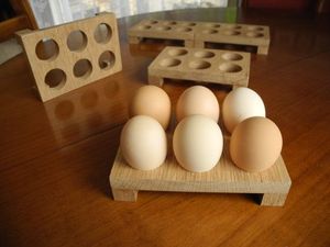 Premium Wooden Egg <b>Rack</b> For <b>Kitchen</b> <b>Storage</b> Made From High Quality Wood Offering Durability And Elegant Appearance - Product Image 5