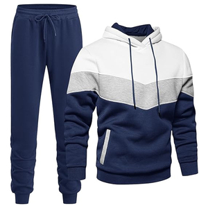Vente en gros de nouveaux survêtements à la mode fabricant de survêtements de haute qualité en coton pour hommes ensemble de survêtements à capuche et de pantalons deux pièces - Product Image 6