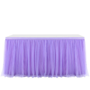 Jupe de Table en Tulle rond en dentelle noire Banquets jetables réutilisables hôtels usage domestique pour les mariages fêtes décor de ferme - Product Image 6