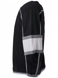 Camisetas de hockey sobre hielo personalizadas al por mayor, uniformes de hockey sublimados de fábrica, OEM, ODM, alta calidad, transpirable, secado rápido, 100% poliéster - Product Image 5