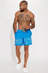 Premium quality Screen printed Trendy Custom polyester <b>Men's</b> High Quality Swim Shorts Loose Swim <b>Trunks</b> for <b>men</b> - Product Image 3