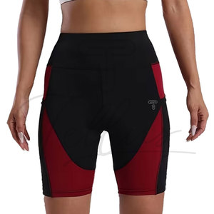 Pantalones Cortos de Compresión para Mujer, Ropa Deportiva Activa, Pantalones Cortos para Correr, Ajuste Regular, Cintura Elástica, Pantalones Cortos de Yoga, Transpirables, Absorbentes de Sudor, para Otoño - Product Image 4