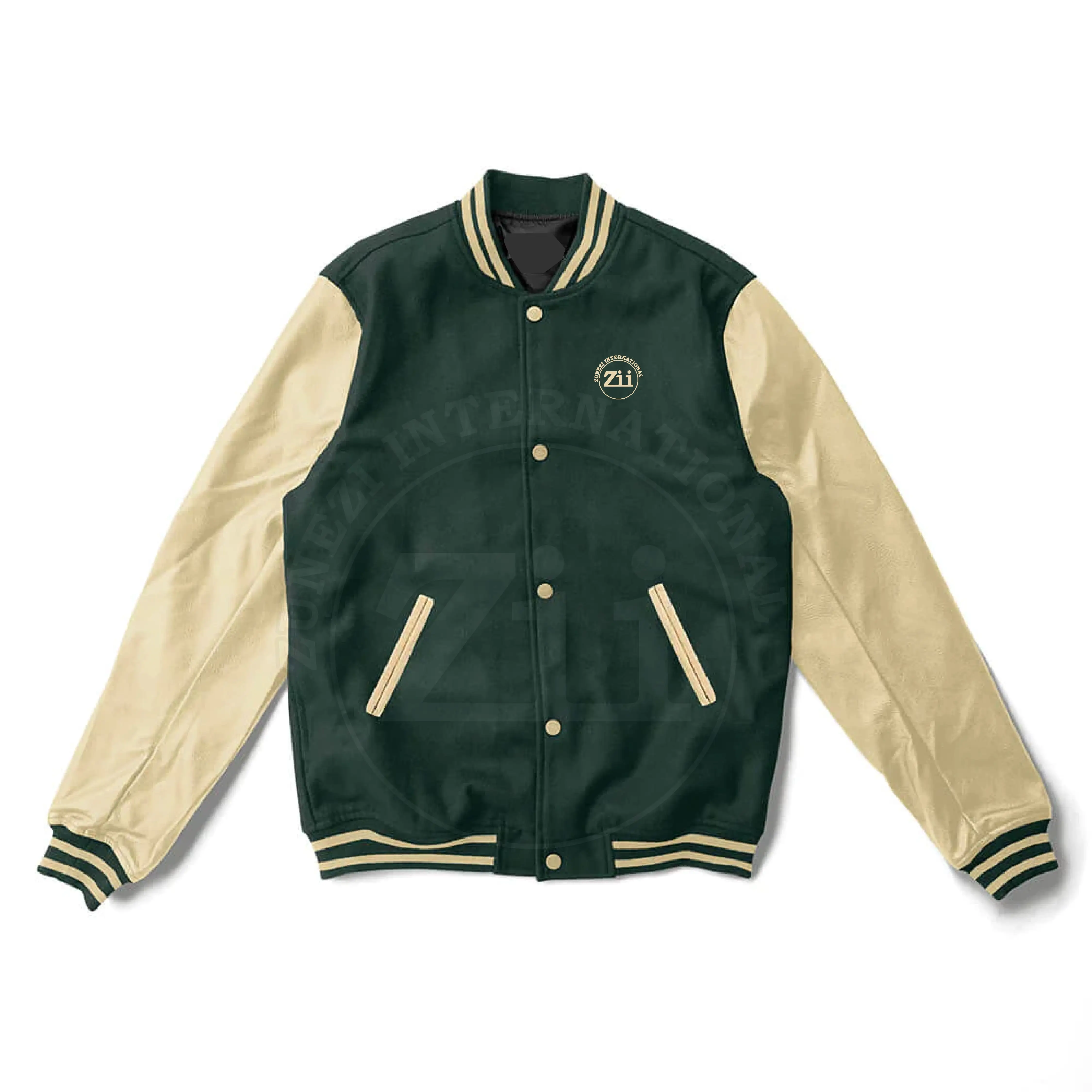 Üniversite ceketleri Letterman ceketler Turn Down omuz beyzbol kolej ceketi Pakistan hakiki deri ile üretim fiyatı