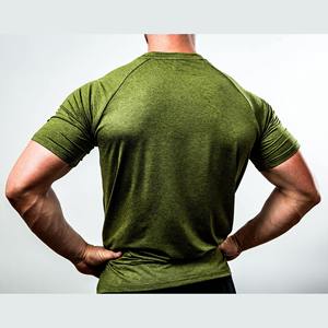 Ropa deportiva transpirable de secado rápido para entrenamiento, ropa deportiva de manga corta para gimnasio, camisetas de gimnasio de entrenamiento para hombres de alta calidad para hombres - Product Image 5