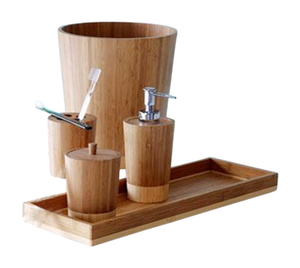 100% Natural Wooden Bathroom 3 Pieces <b>Set</b> High Quality Customized Size Bathroom <b>Set</b> <b>Hand</b> <b>Wash</b> Use - Product Image 5