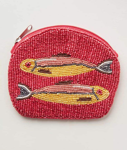 Bolso Mini con Cremallera, Diseño de Concha Marina, Bordado con Cuentas Hecho a Mano, Moderno, Elegante y Lindo, por MD HANDICRAFTS - Product Image 6