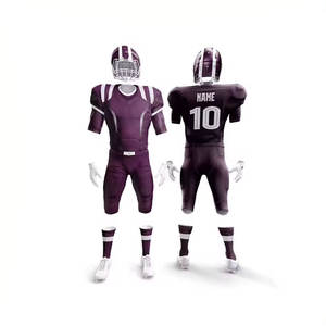 Fabricación profesional El último diseño personalizado Uniforme de fútbol americano Cómodo Uniforme de fútbol americano de secado rápido - Product Image 5