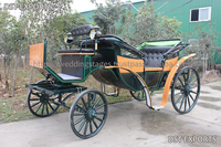 Charrette à Chevaux Royale Élégante à Quatre Roues Entièrement Couverte et Détachable, Couleur et Taille Personnalisables, Prix d'Usine en Gros, Toronto