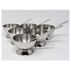 Wholesale Handicrafts <b>Stainless</b> <b>Steel</b> <b>Bowl</b> Spoon Hot Sale Sustainable Eco Friendly <b>Steel</b> Spoon And <b>Bowl</b> - Product Image 3