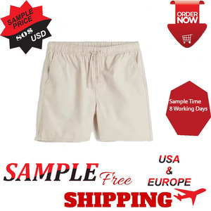 กางเกงขาสั้นเล่นกีฬาของผู้ชายใหม่2025ระบายอากาศได้ดีผ้าฝ้าย100% กระเป๋ามือด้านข้างผ้ายืดระบายอากาศได้ดีเอวสูงสำหรับฤดูร้อน - Product Image 6