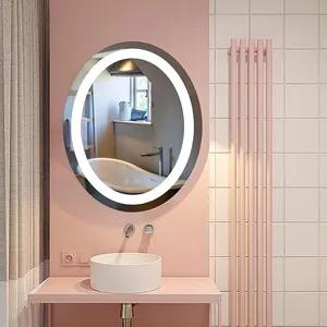 24X32英寸酒店浴室照明镜椭圆形化妆浴室发光二极管光镜