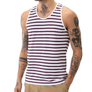 Custom Logo Solid Color Gym Tank Tops for <b>Men</b> USA Size Ribbed Sports <b>Tanktops</b> Plus Size Stringer Stretchable Muscle Top Knitted - Product Image 1