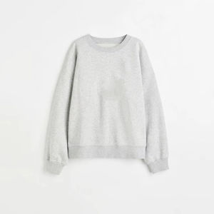 Sudadera Extra Grande para Mujer, 100% Algodón, Ligera, de Secado Rápido, Lisa, Estilo Urbano, Cuello Redondo, Hombros Caídos - Product Image 2