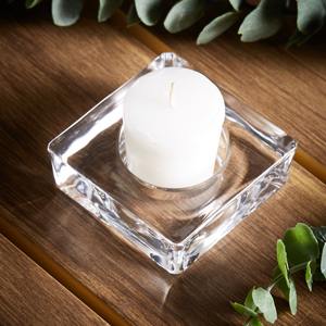 Elegante Portavelas de Cristal con Diseño Floral, Centro de Mesa Estilizado, Adorno Decorativo, Ambiente Romántico para el Hogar - Product Image 3