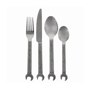 High Quality Hot Selling <b>Cutlery</b> Top Grade <b>black</b> color 5 pcs with <b>black</b> Plated Forged <b>Cutlery</b> home and Hotel Flatware - Product Image 6