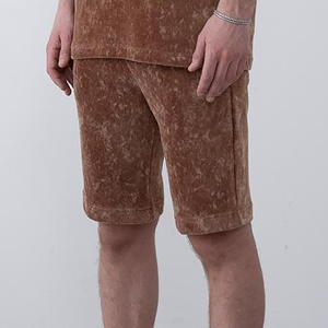 Short de lavage acide doux pour la peau pour les derniers shorts respirants à cordon de serrage pour hommes - Product Image 3