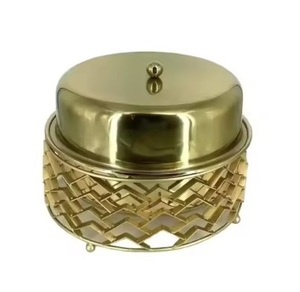 Casserole de luxe en acier inoxydable brillant doré marmite plat de service chauffe-aliments marmite maison hôtels et restaurants décoratifs - Product Image 3