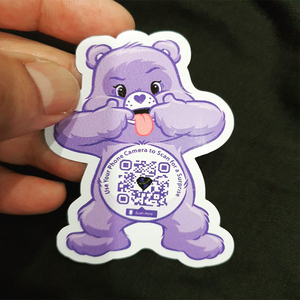 Pegatinas ecológicas personalizadas con logotipo, vinilo resistente a la intemperie resistente a los rayos UV, fuerte presencia de marca para fines decorativos - Product Image 1