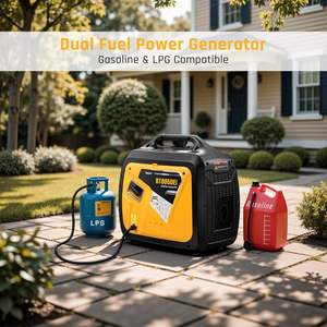 Generador Inverter Portátil de Combustible Dual de 5000 Vatios – Pequeño, Alimentado por Gasolina y GLP, para Respaldo Doméstico, Camping, RV - Product Image 5