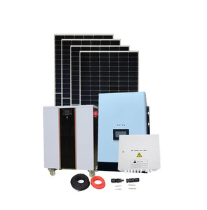 Système Solaire Complet 1500W/2000W/3000W/4000W Kit de Panneaux Solaires Monophasés Hybride Hors Réseau avec Onduleur Solaire Hybride - Product Image 1
