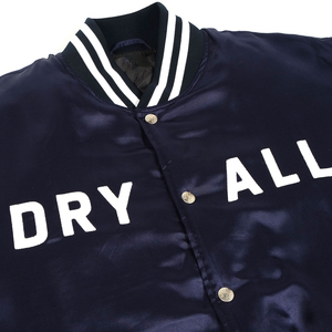 เสื้อแจ็กเก็ตเบสบอลวิทยาลัยสำหรับผู้ชายเสื้อแจ็คเก็ตเอวลอยหนังปักลายกำมะหยี่ - Product Image 5