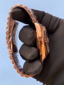 นาฬิกาข้อมืออะนาล็อกญี่ปุ่นอัตโนมัติระบบกลไกสแตนเลสสีโรสโกลด์สำหรับผู้ชายนาฬิกาสวิสสุดหรู - Product Image 2