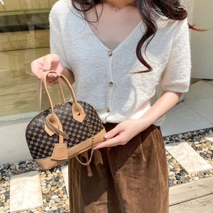 Bolso Bandolera de Piel Sintética para Mujer, Bolso de Hombro con Cremallera y Correa de Cadena, Bolso Tipo Dumpling, Bolso Casual para Viajes Diarios - Product Image 5