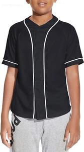 เสื้อยืดเบสบอลลายพิมพ์สำหรับวัยรุ่น แนวสตรีทฮิปฮอป ทรงยูนิเซ็กส์ คอกลม แขนสั้น ผลิตจากเส้นใยโพลีเอสเตอร์ สำหรับเล่นกีฬา - Product Image 6