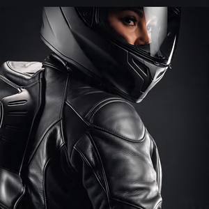 Fabriqué sur mesure | BBW | Costume de moto en cuir de taille personnalisée | Coupe sur mesure | Dames | Mesures personnelles - Product Image 4