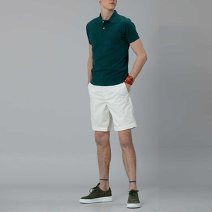 Golf Premium para hombre para polo 100% algodón Ajuste cómodo y diseño sólido para ropa de gimnasio Estilo de exportación corto BD - Product Image 2
