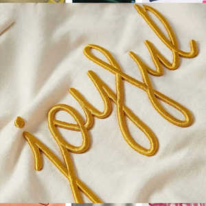 Camiseta OEM de gran tamaño con estampado de hojaldre para hombre, ropa de calle personalizada, Camiseta de algodón, camiseta de moda con diseño elevado en 3D - Product Image 1