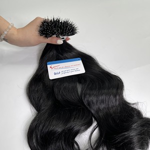 Extensions de cheveux naturels vietnamiens Remy Thanh An C02, lisses, de luxe, avec anneaux nano, 100g - Product Image 2